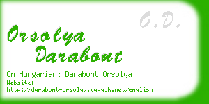 orsolya darabont business card